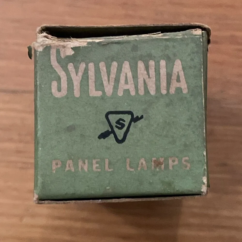 Sylvania S40 Vintage Radio Panel Lamps Bulbs USA HAM
